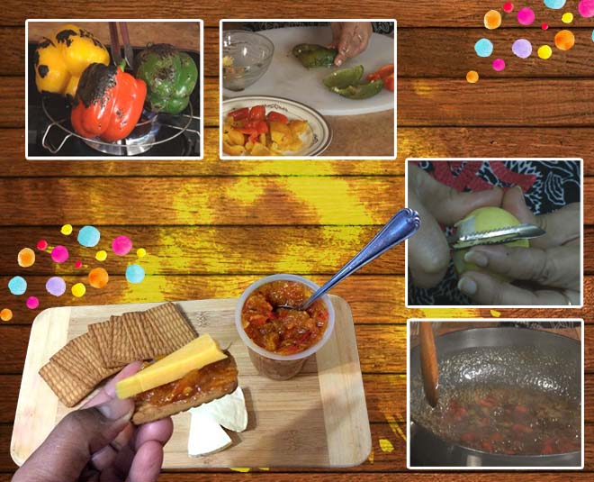 homemade bell pepper marmalade ingredients