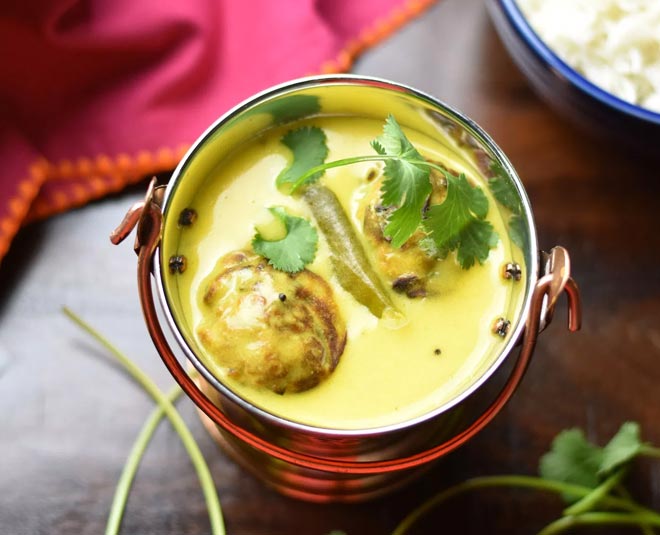 kadhi pakora microwave recipe inside 