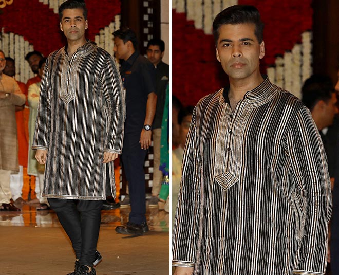 करण जौहर ने बढ़ाई रौनक karan johar ganesh pooja inside
