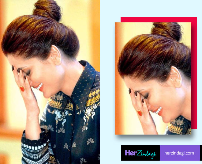 kareena kapoor hairstyle high bun