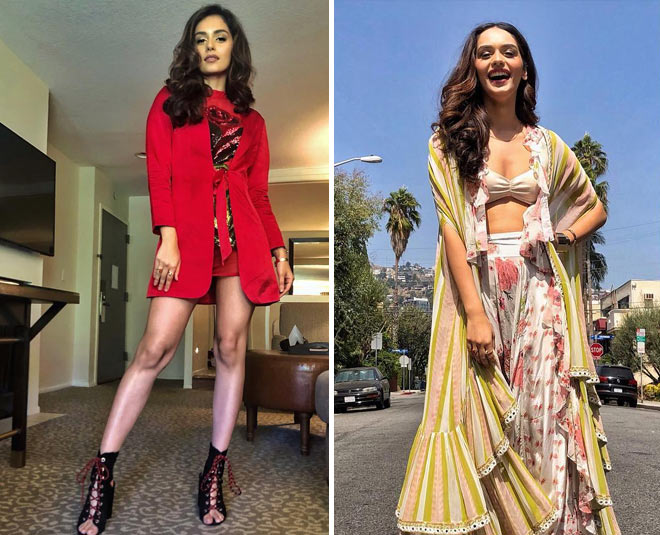 manushi chhillar  travel looks California 
