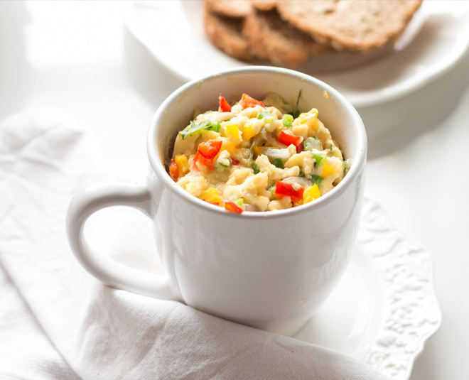 mug omlete in microwave recipe inside 