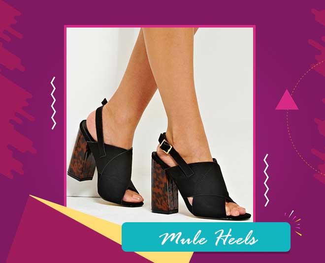 म्यूल हील्स mule heels