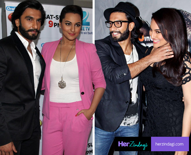 ranveer singh sonakshi sinha inside 