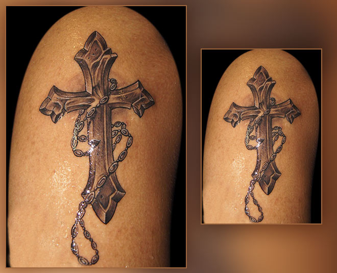 tattoo idea cross vikas malani