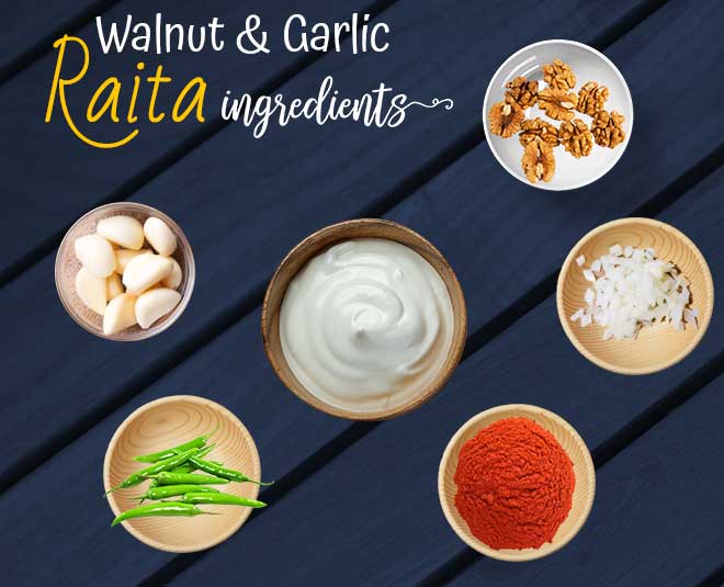 walnut and garlic raita ingredients template