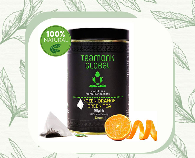 Teamonk Global Nilgiri Sozen Orange Detox Green Tea