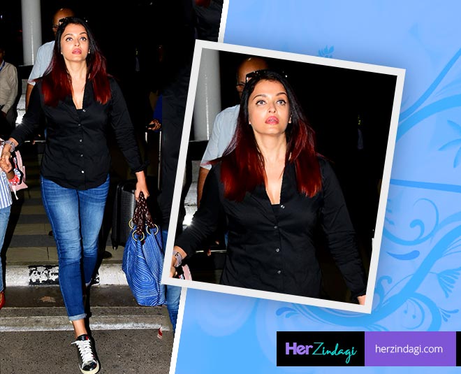 ऐश्वर्या राय बच्चन airport look aishwarya rai