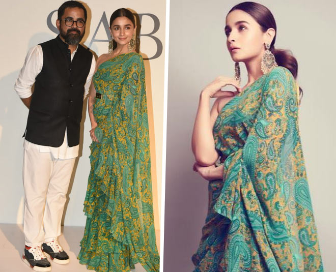 ali bhatt with sabyasachi  years