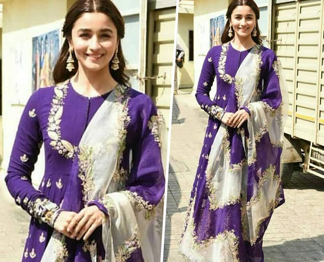 alia purple lehenga