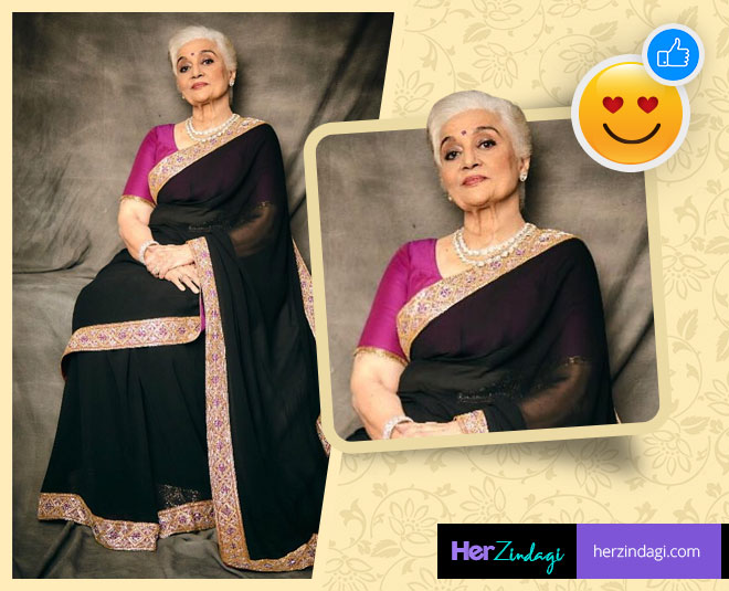 आशा पारेख asha best look of the week card ()