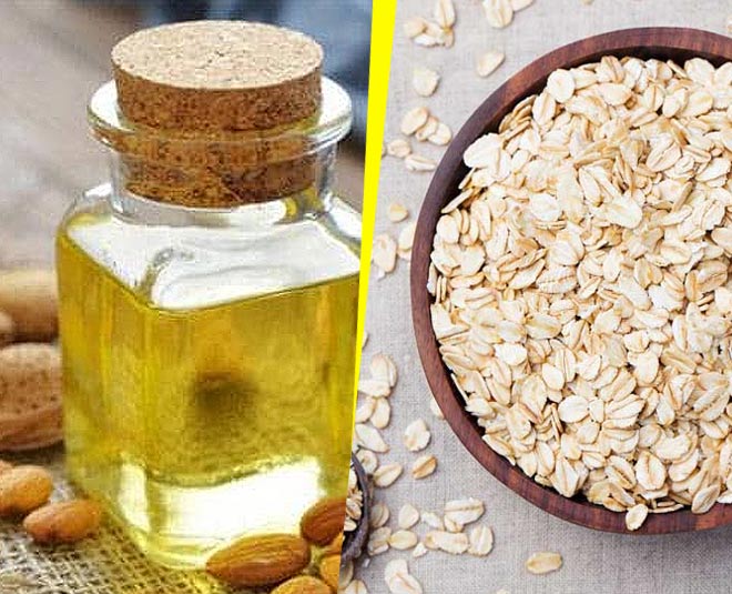 badam oil oatmeal inside 