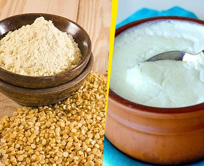 beauty dahi pack with besan inside 