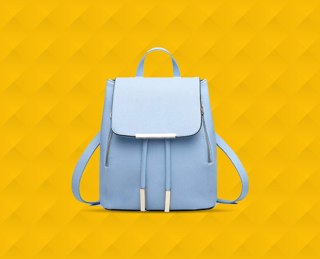 blue back pack