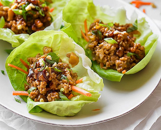 chicken lettuce wrap