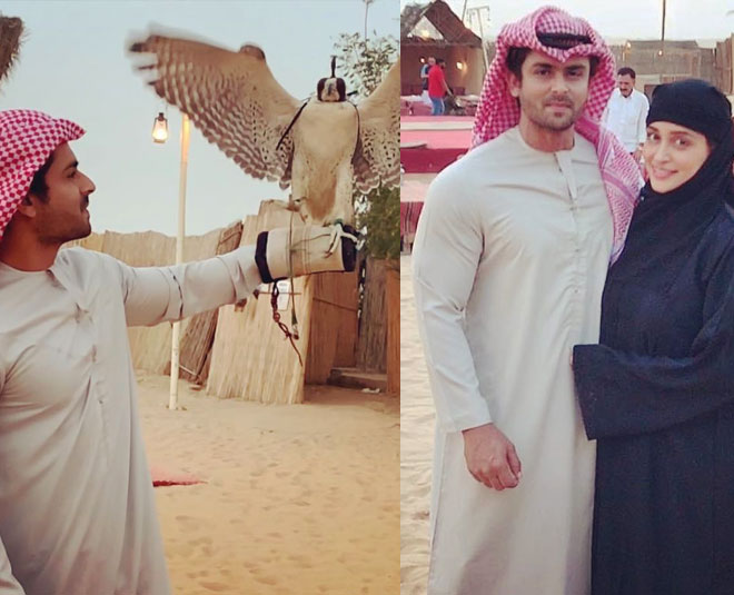 dipika kakar shoaib the desert safari dubai