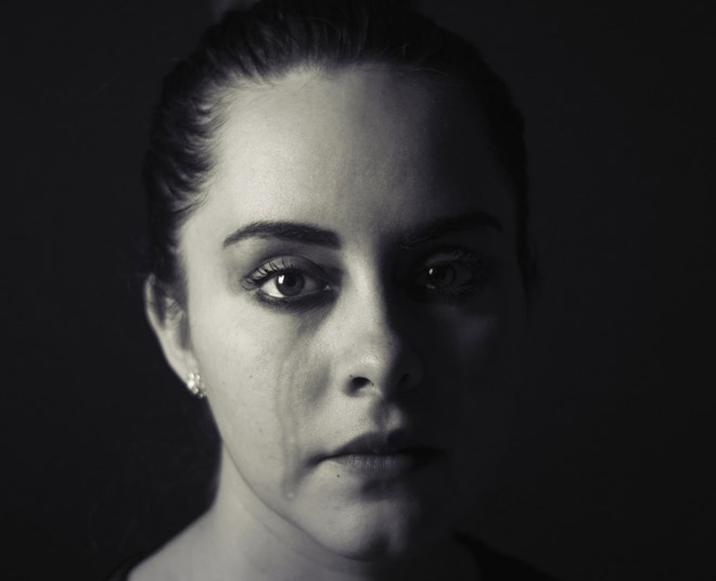 emotional and angry with partner inside 