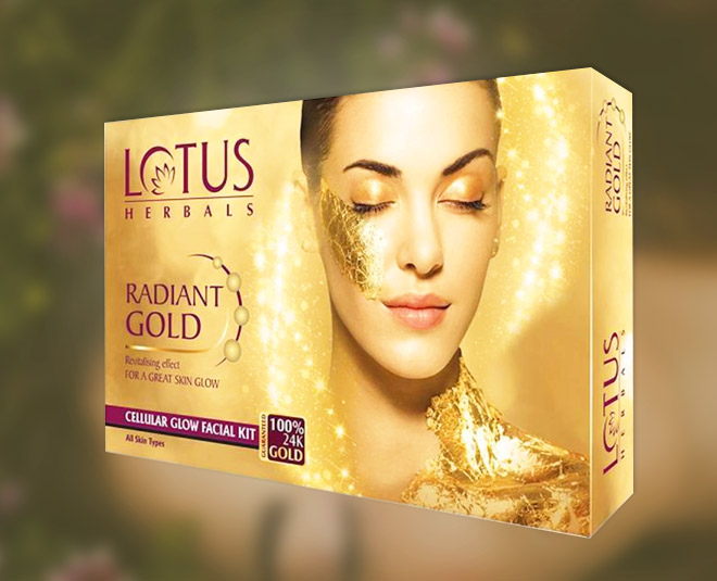 lotus herbal gold facial