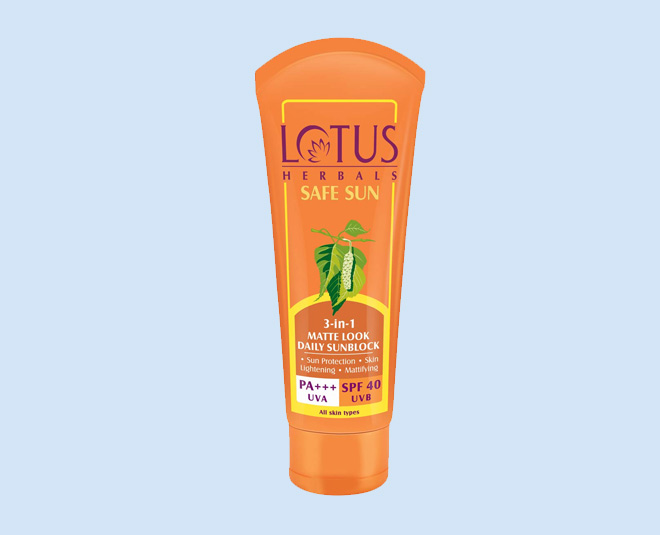 lotus sunscreen