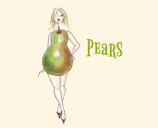 pears shape body