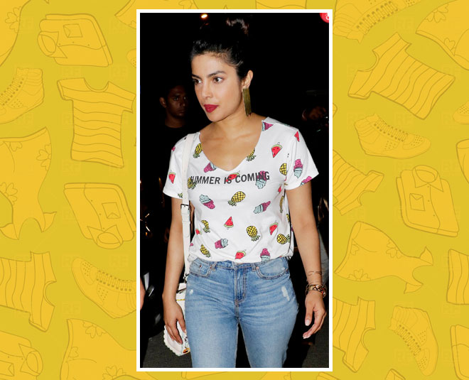priyanka printed tee