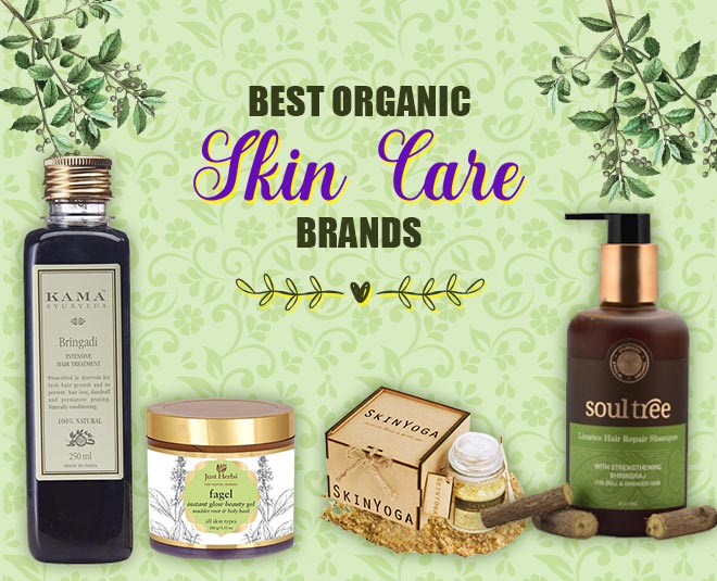 Organic store facial products