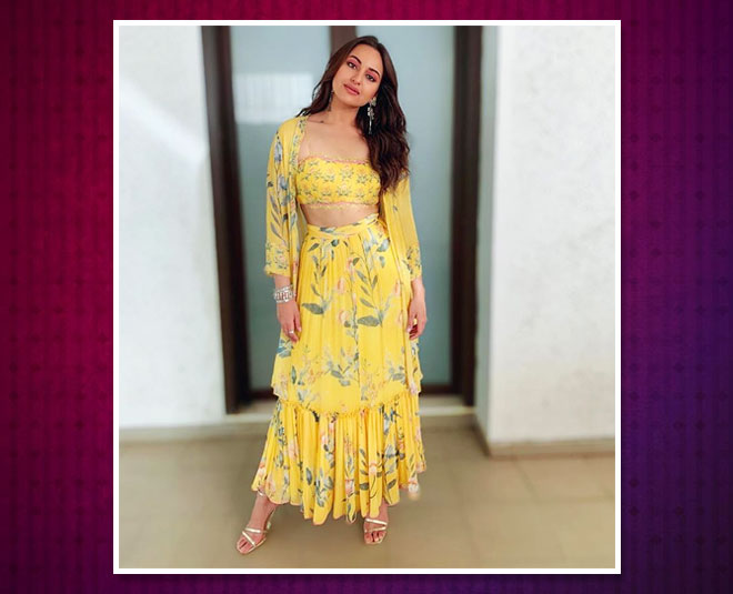 sonakshi crop top skirt