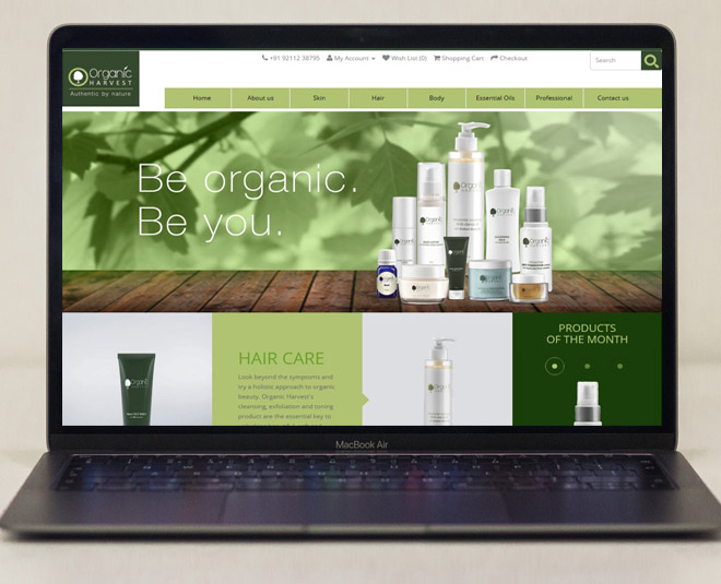 Organic website
