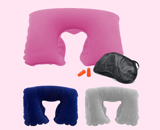 Travel pillow and mask