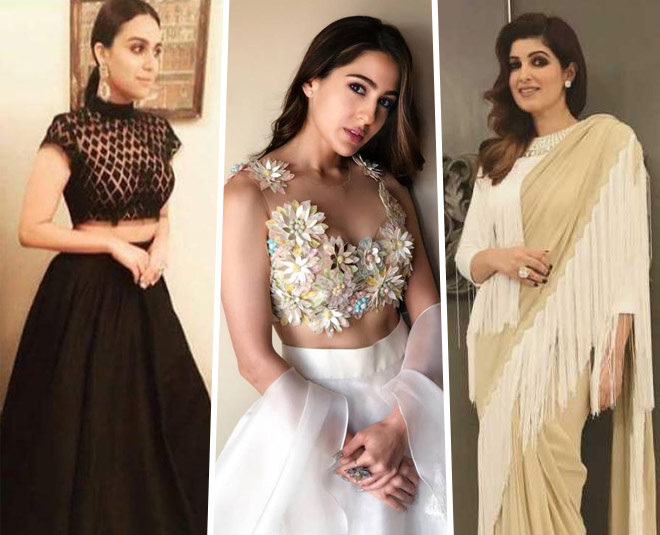 Abu Jani Sandeep Khosla Viral Blouse Designs Worn By Famous Celebrities