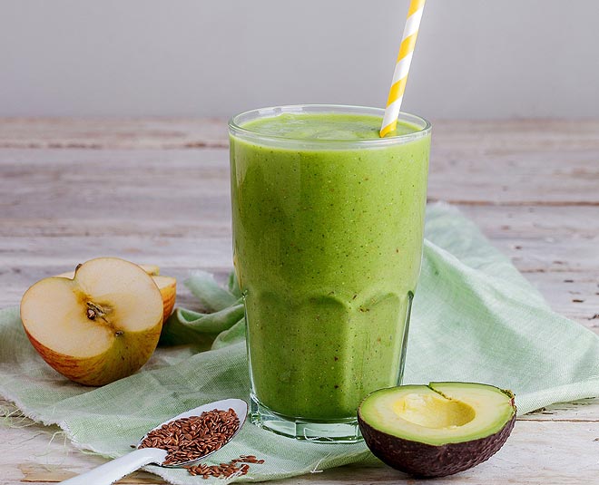 Apple Avocado Flax seeds Smoothie Recipe for Weight Loss5 मिनट मे बनने