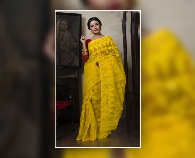 bengali katan silk sarees that every bong wear in durga puja inside 