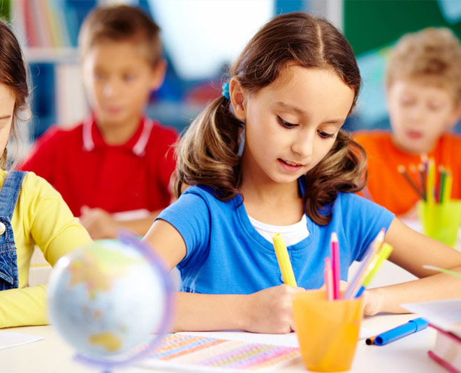 children teach   workplace inside 