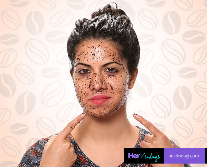 coffee scrub for glowing skin