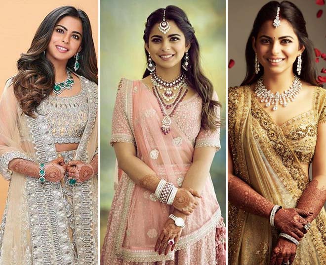 Isha ambani sale wedding jewellery