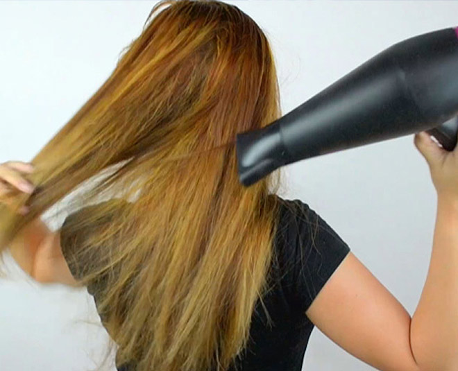 hair dryer sleek hair