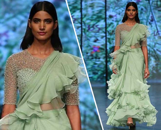 how to carry ruffle dress and sarees inside 