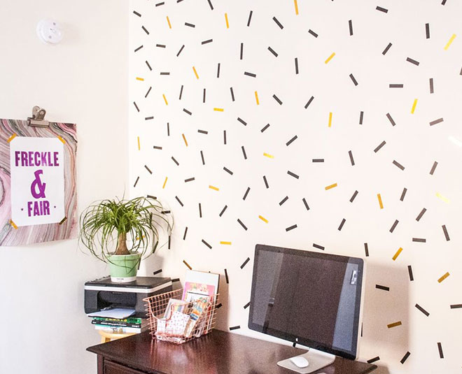 how to decorate home with tape ()