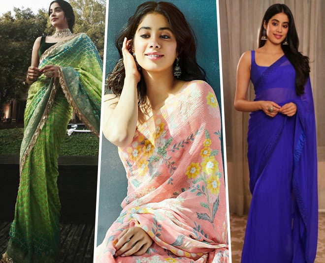 6 Janhvi Kapoor Sarees That Are Perfect For Festive Season