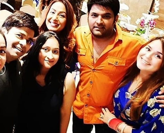 kapil sharma and wife ginni attende show baby shower inside 