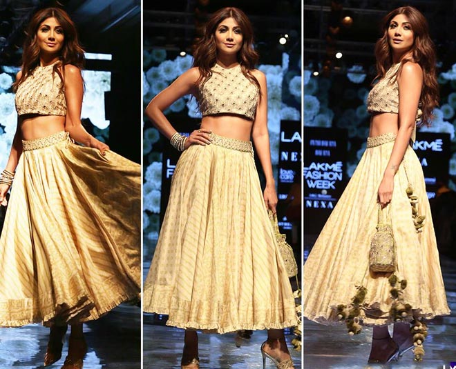 lakme fashion week lehengas shilpa