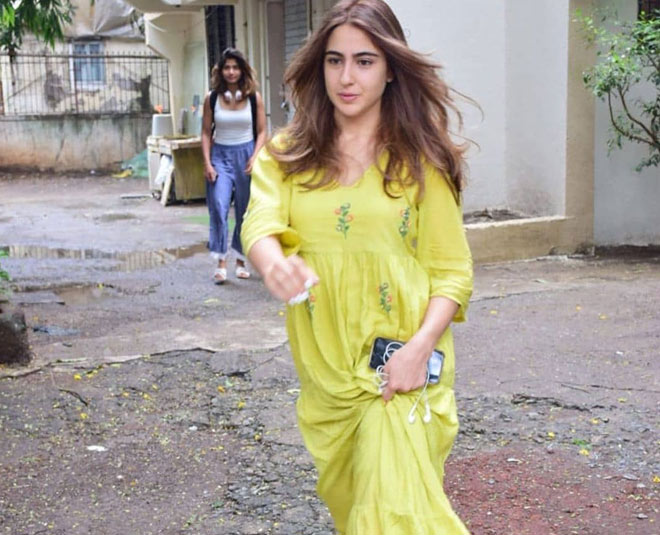 online Sara ali khan bollywood actress maxi dress cost