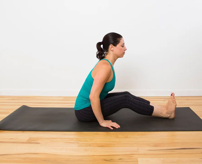 sitting forward bend yoga health