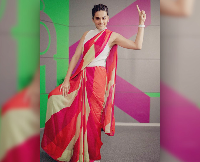 Take Inspo From Taapsee Pannu, Drape Your Sarees In Different Ways