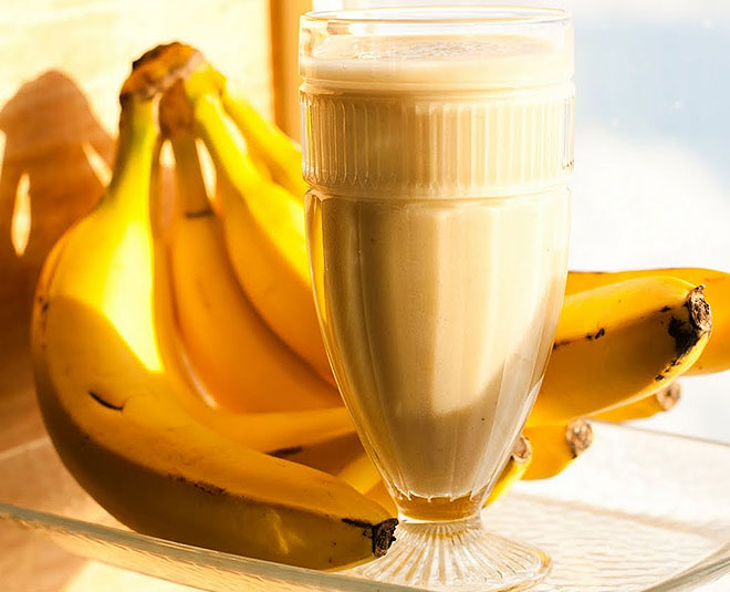 banana milk shake for dinner