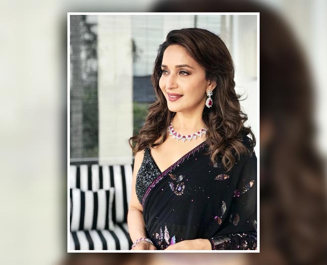 blouse design ideas silk saree madhuri