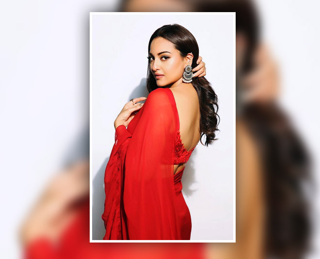 blouse design ideas silk saree sonakshi