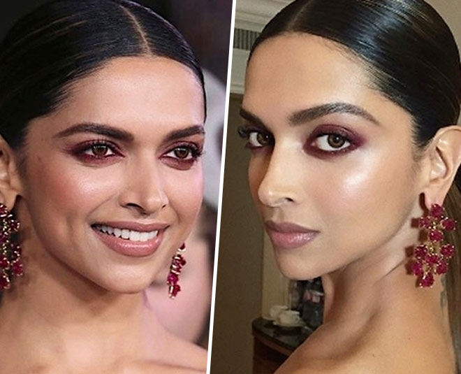 deepika padukone brown eye makeup look