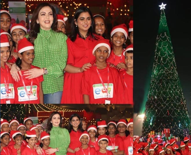isha ambani nita ambani christmas celebration two