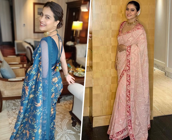 Bollywood Actress Kajol Traditional Wardrobe Is Perfect For